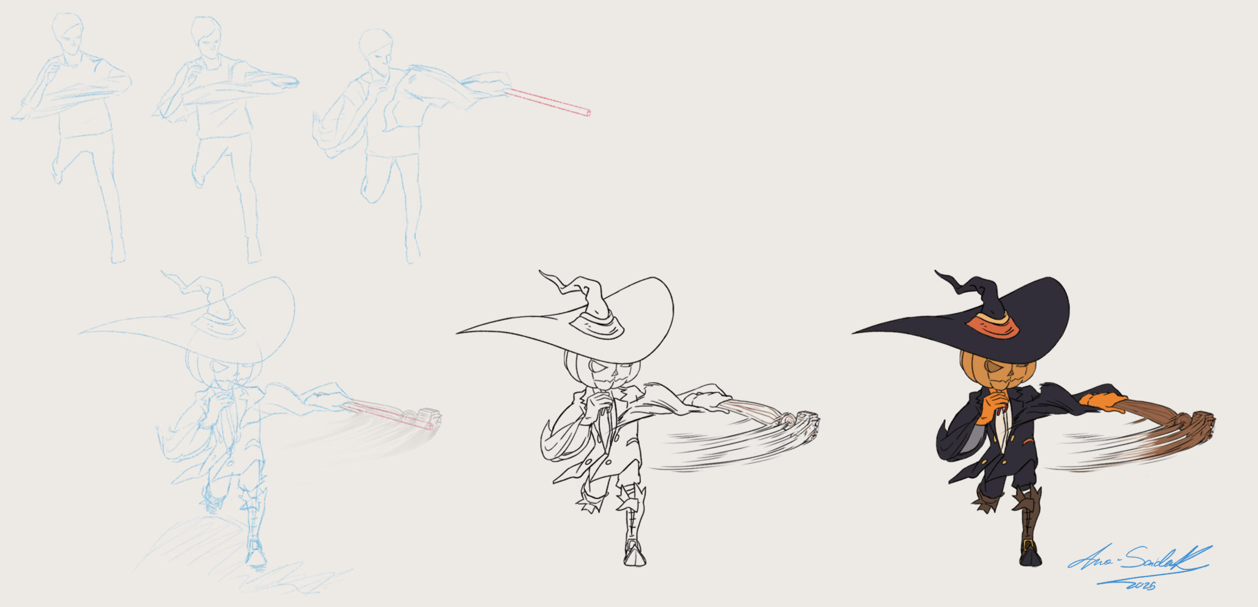 Le processus des poses de combat