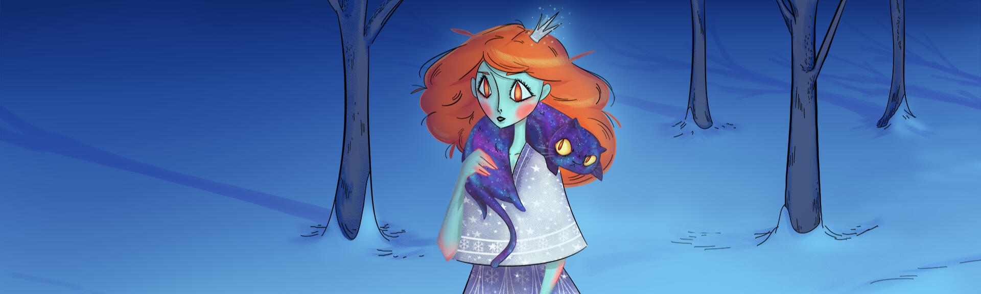 An artstyle study inspired by Slavic tales and children's books.