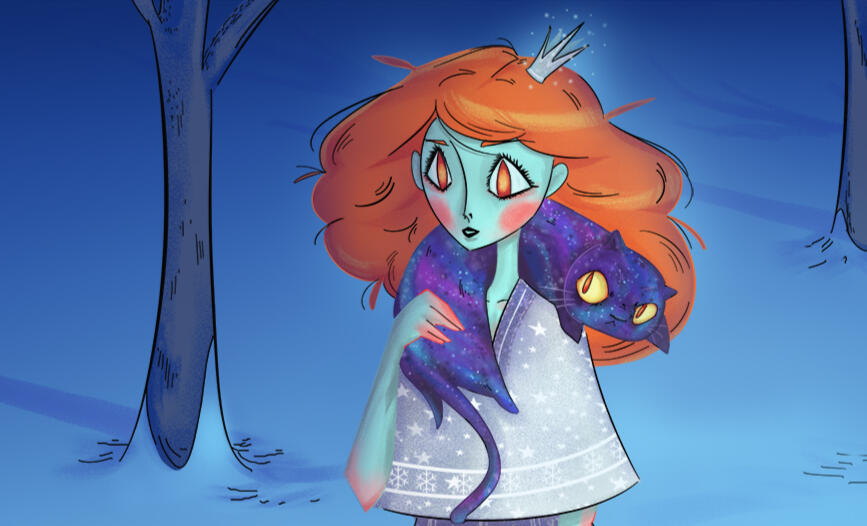 An artstyle study inspired by Slavic tales and children's books.