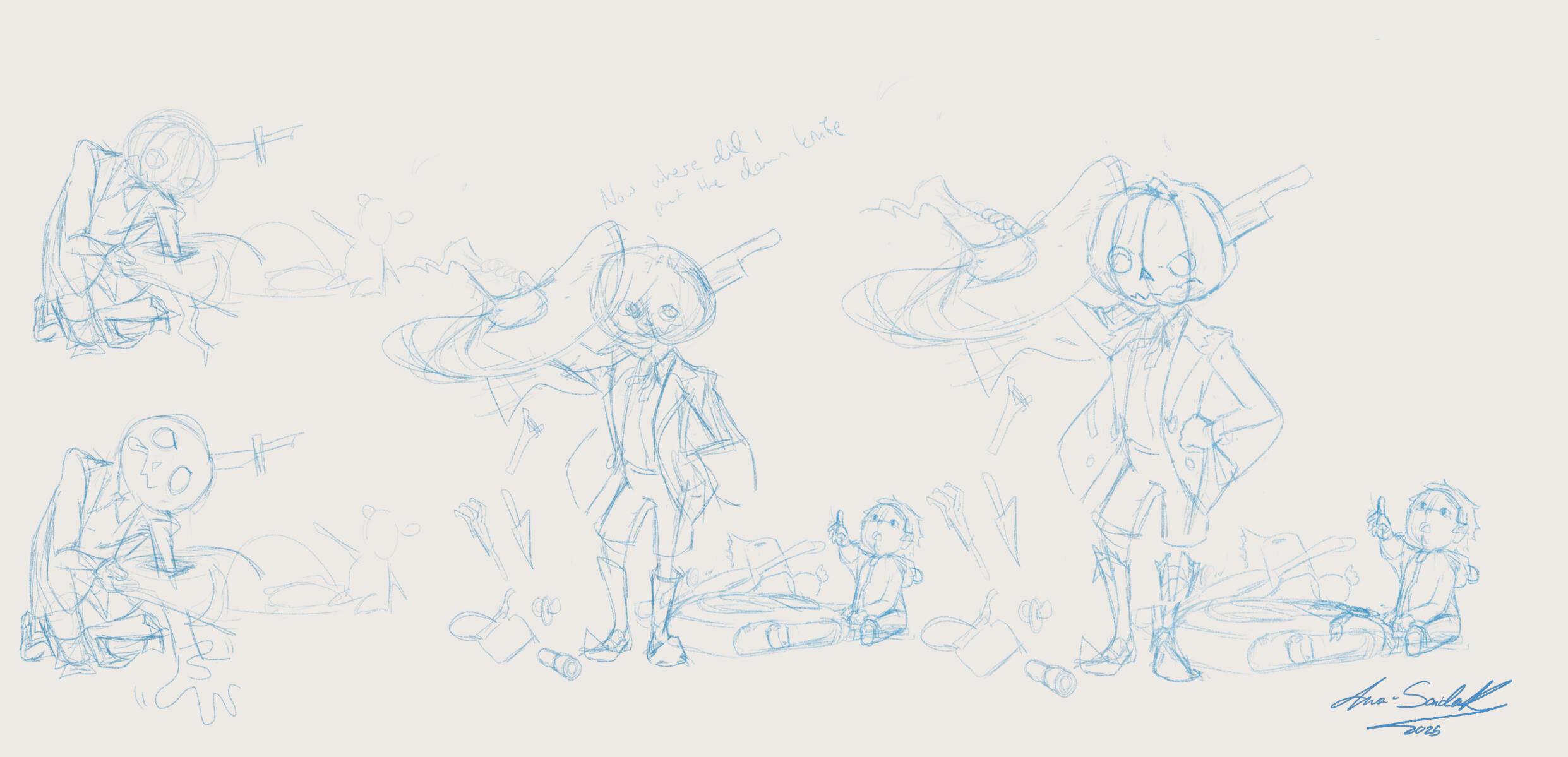 Stan Poses - Sketch phases