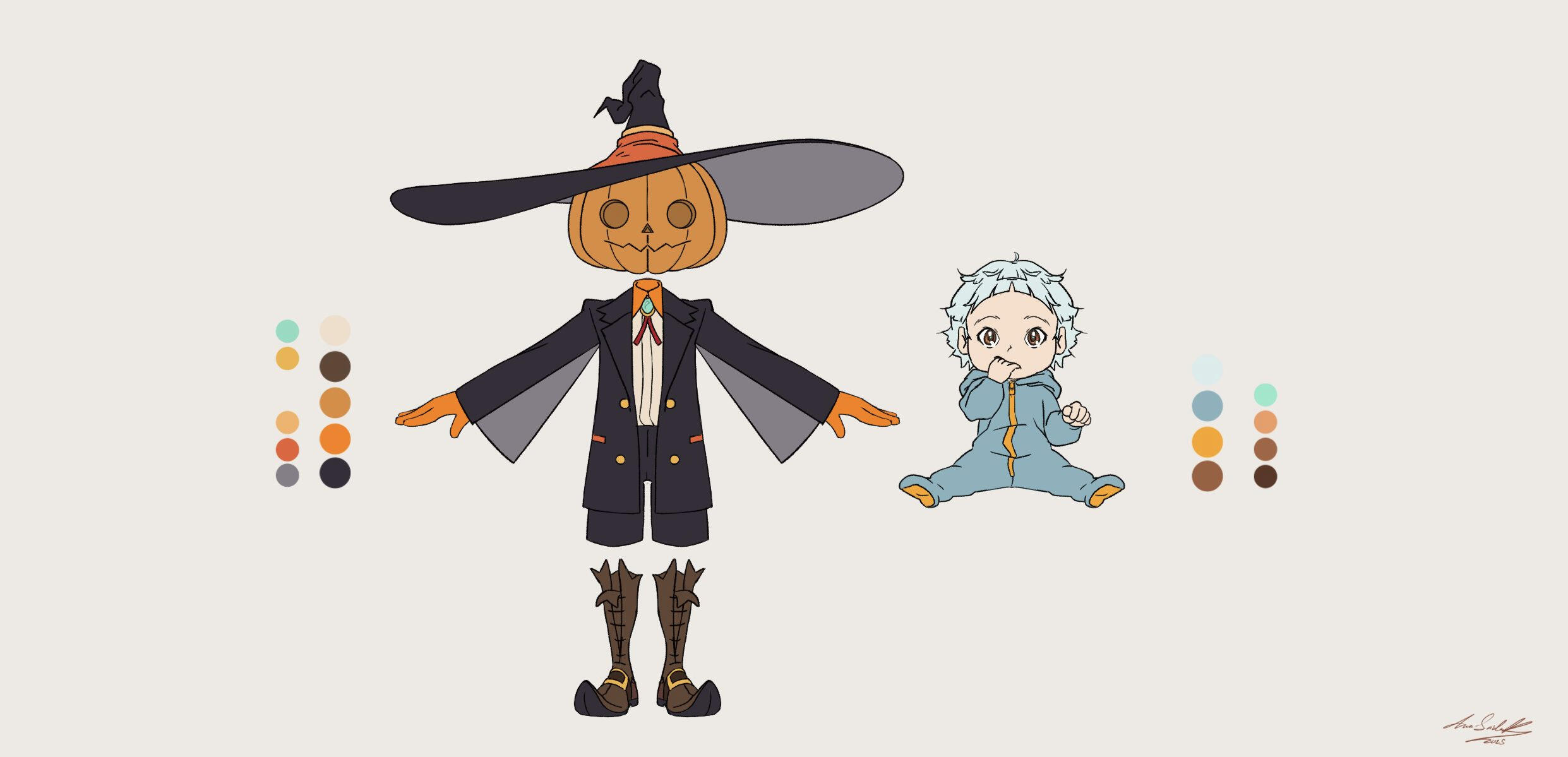 Stanin ja Rémin väripaletit